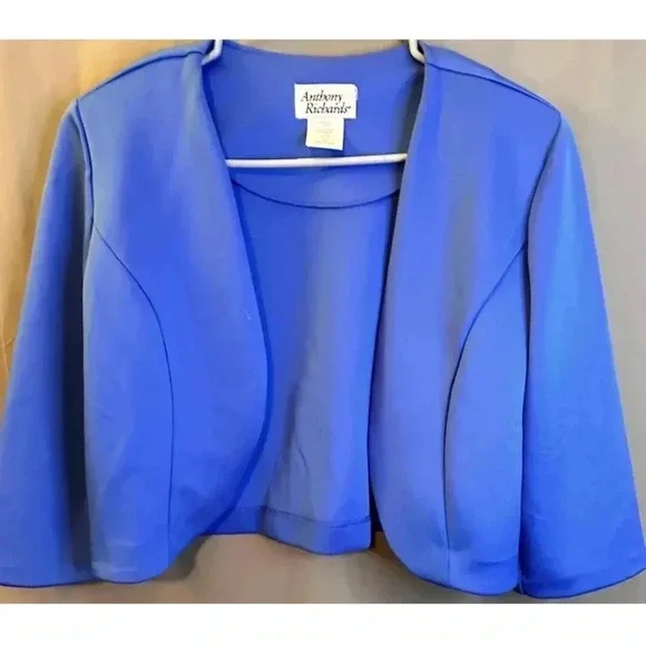 Anthony Richards Ladies Blue Yellow Floral Sheath Dress Size 10 MINT - Picture 12 of 13